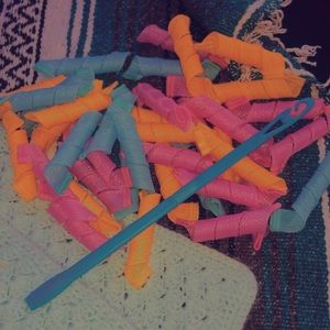 hair curlers!